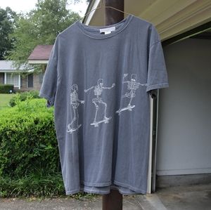 UO Project Social T Skateboard Skeleton Tee **SEE DESCRIPTION FOR SIZING**